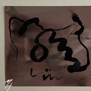 Blush Ink - Darkroom Photography Print Abstract Chemicals